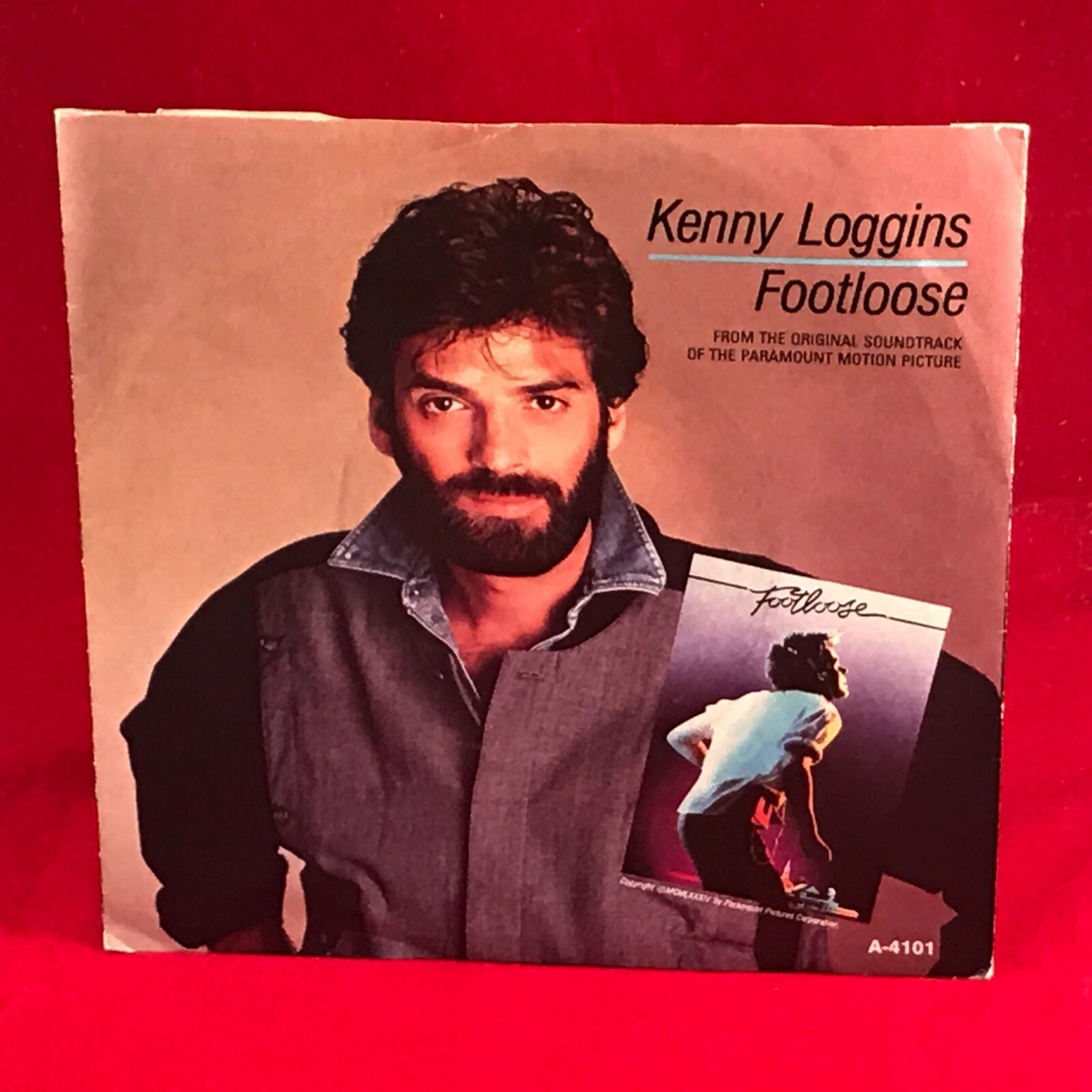 KENNY LOGGINS Footloose 1984 UK 7" vinyl Single original 45 record soundtrack