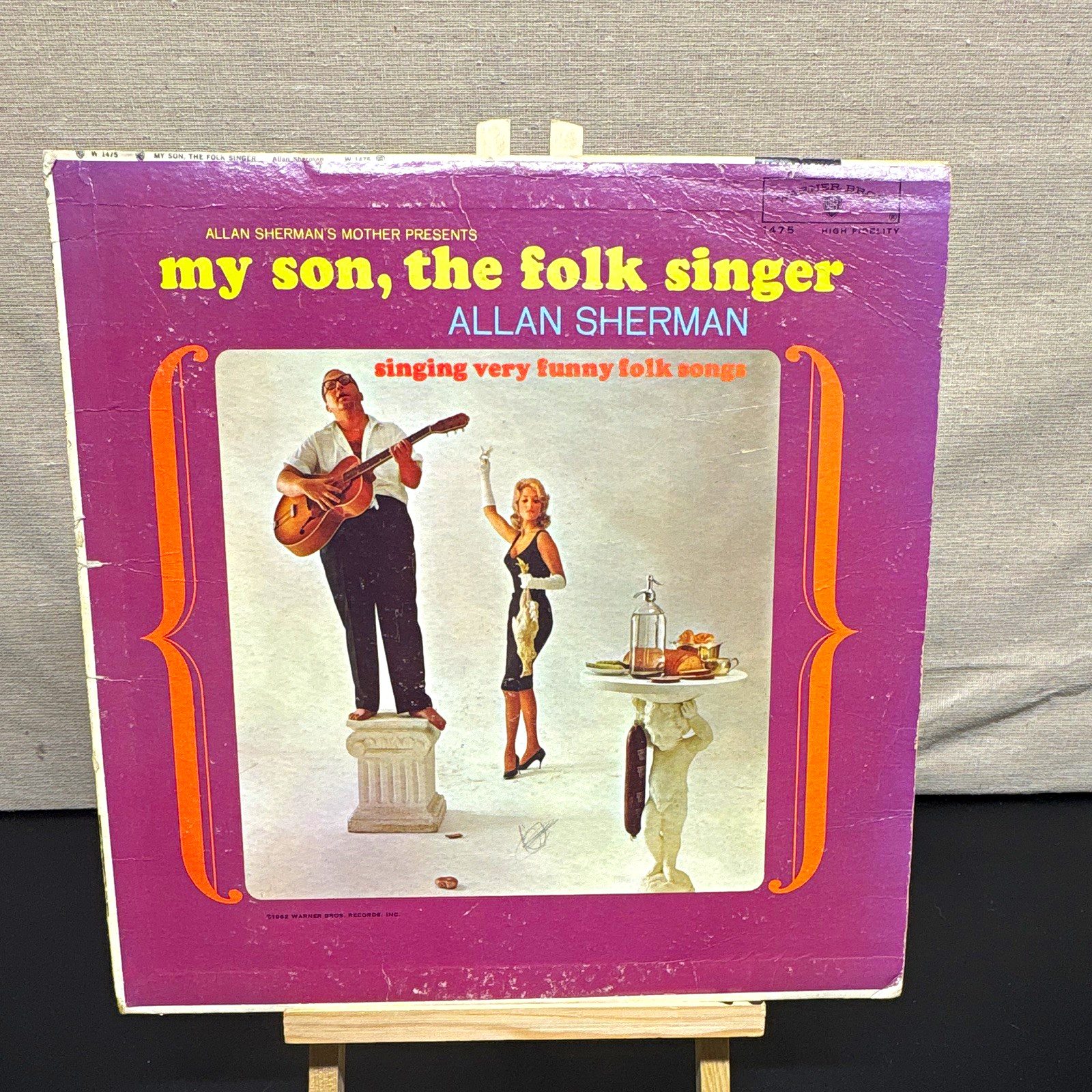 Allan Sherman - My Son, the Folk Singer Warner Bros W 1475 Vinyl LP 33