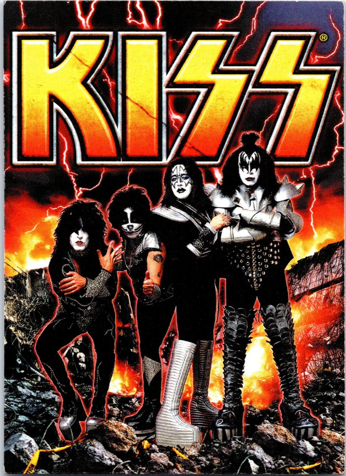 2009 KISS KISS 360° Starchild Catman The Demon Spaceman #SS-2/12