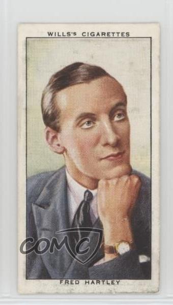 1934 Wills Radio Celebrities Serie 2 Tabacco Fred Hartley #9 1e19