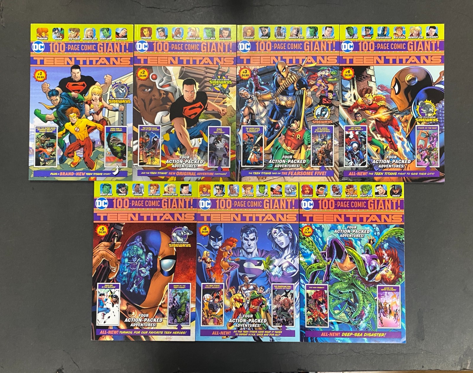Teen Titans Giant (2018) #'s 1 2 3 4 5 6 7 Complete NM (9.4) Set Walmart
