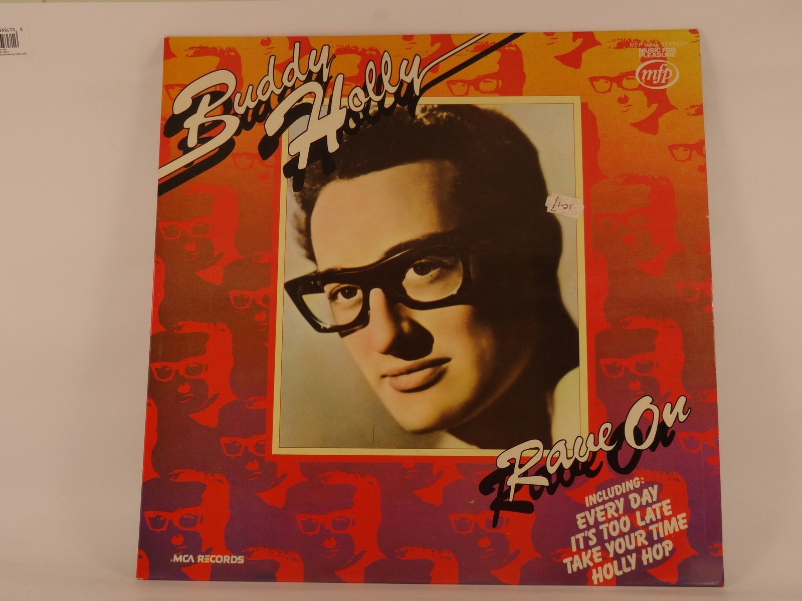 BUDDY HOLLY RAVE ON (425) LP MUSIC FOR PLEASURE