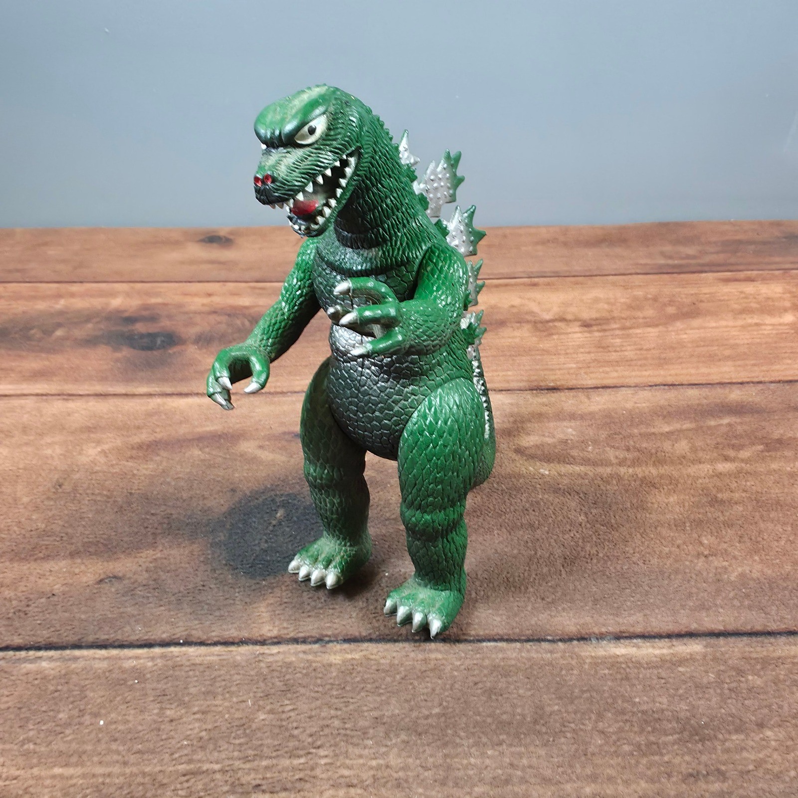 Imperial Godzilla Action Figure Kids Green Good Vintage 1990 Style Kaiju Toy 13"