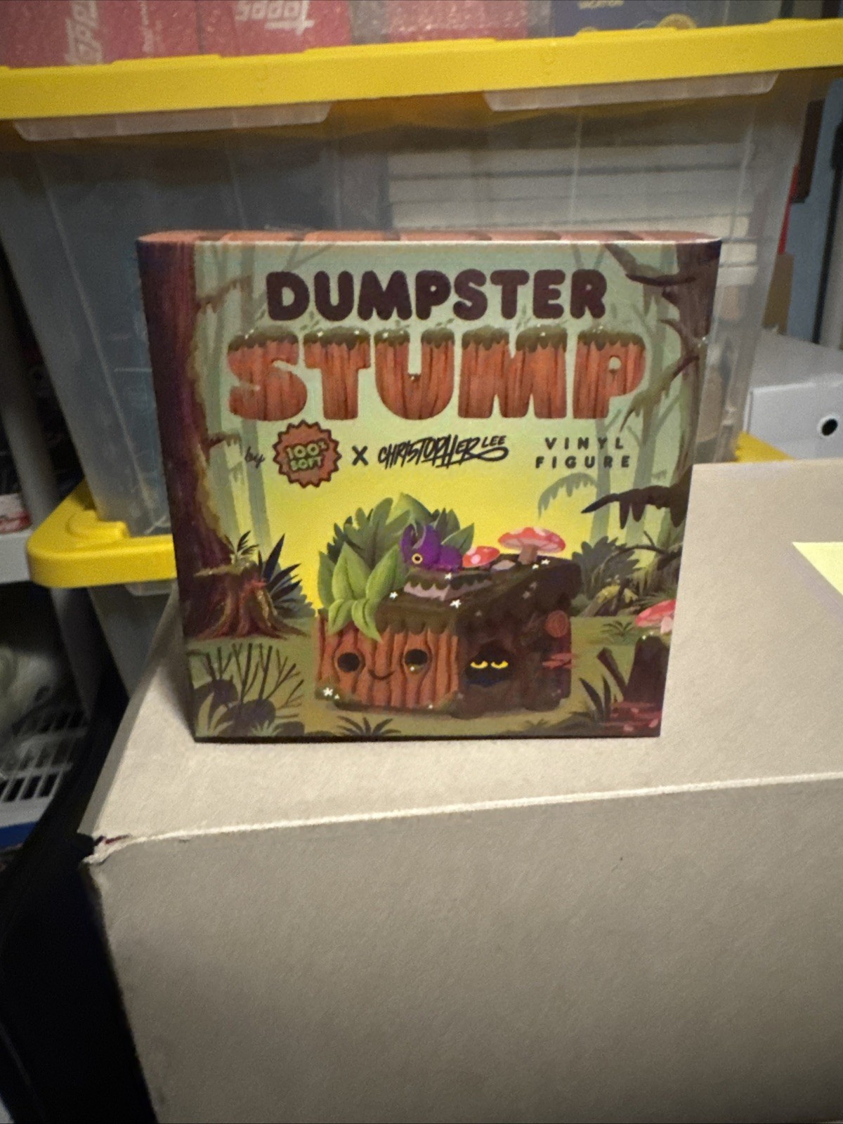 Dumpster Stump 100% Morbido Christopher Lee Vinile Figura Giocattolo Dumpster Fire Nuovo ✅