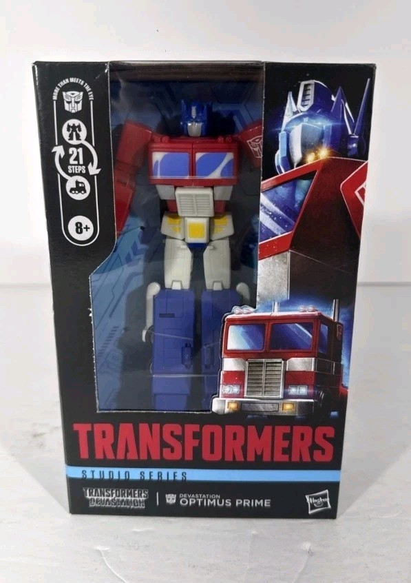 Transformers Studio Series Devastation Optimus Prime Deluxe Figure NUOVO con scatola
