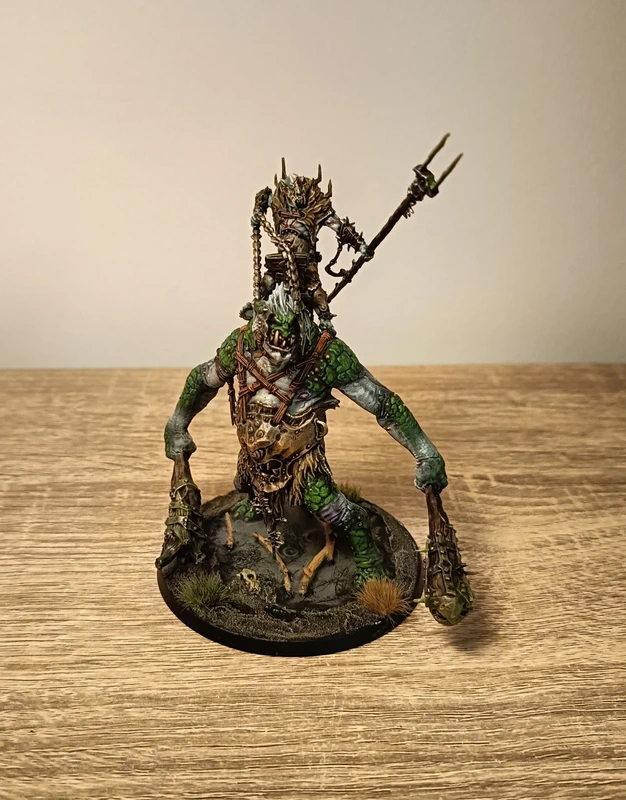 Breaka-boss on Mirebrute Troggoth Warhammer AoS