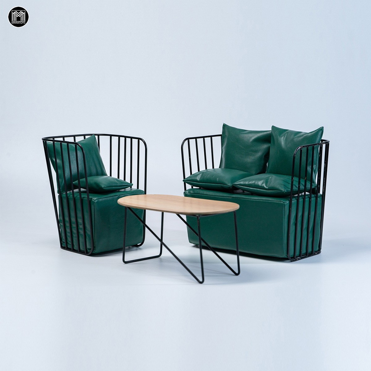 HIPLAY MMMTOYS Modern Light Luxury Sofa Set (M2609) 1/6 Diorama Base