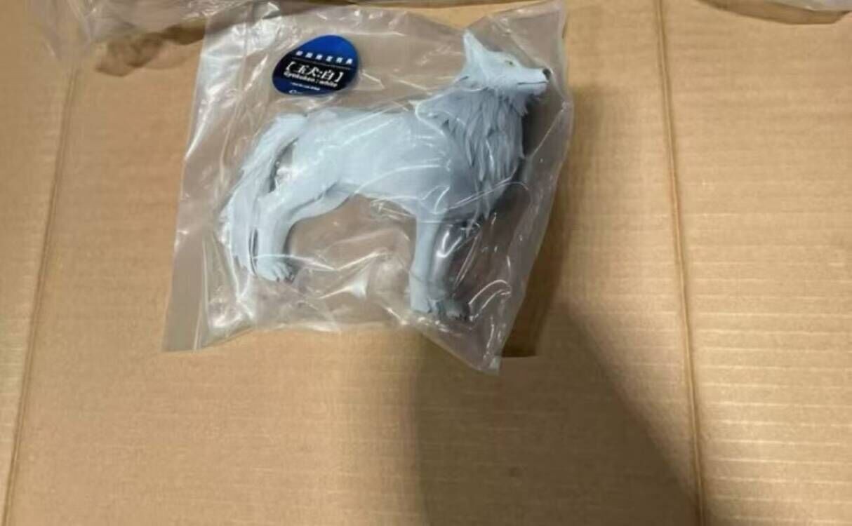 Asmus Toys cane bianco separatamente