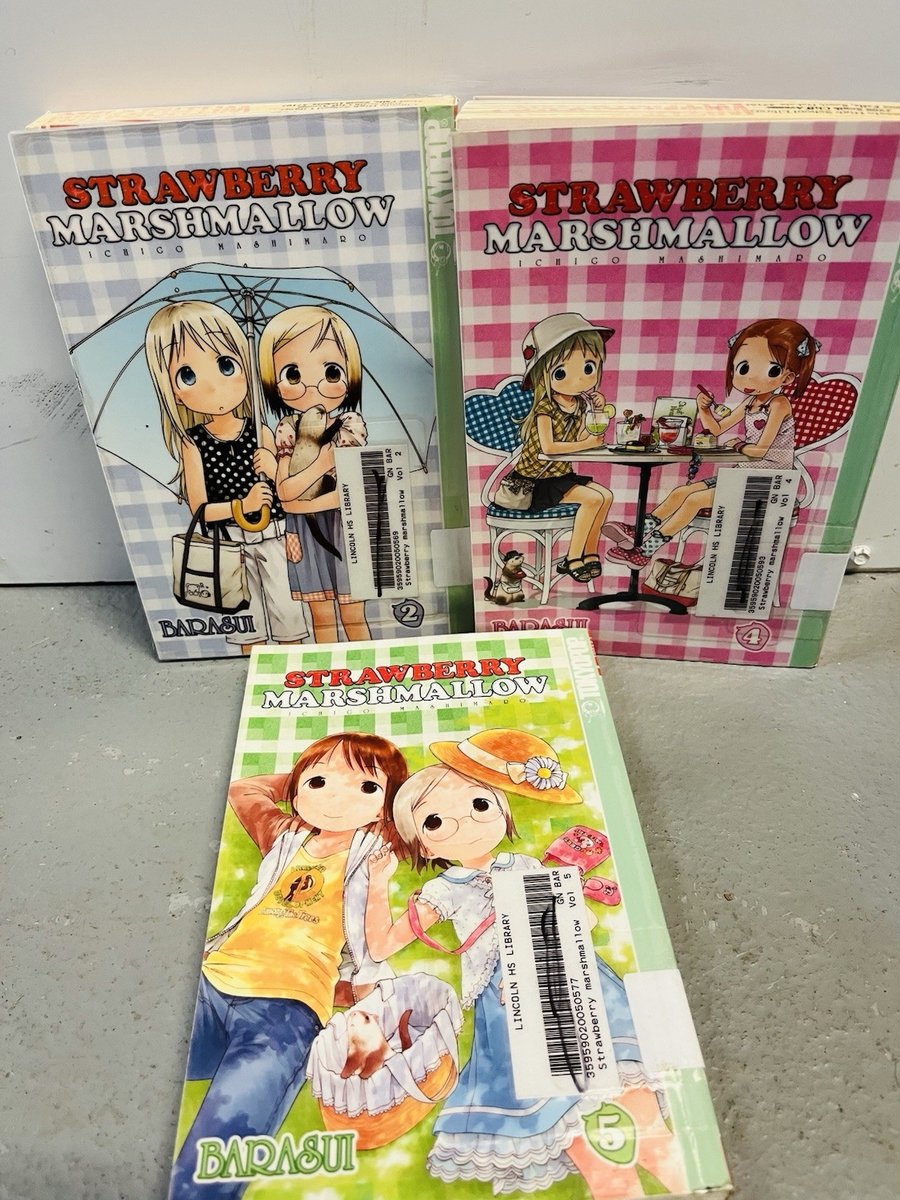 Fragola Marshmallow Manga, Volumi 2 4 e 5 - Barasui Ex-Biblioteca Copie