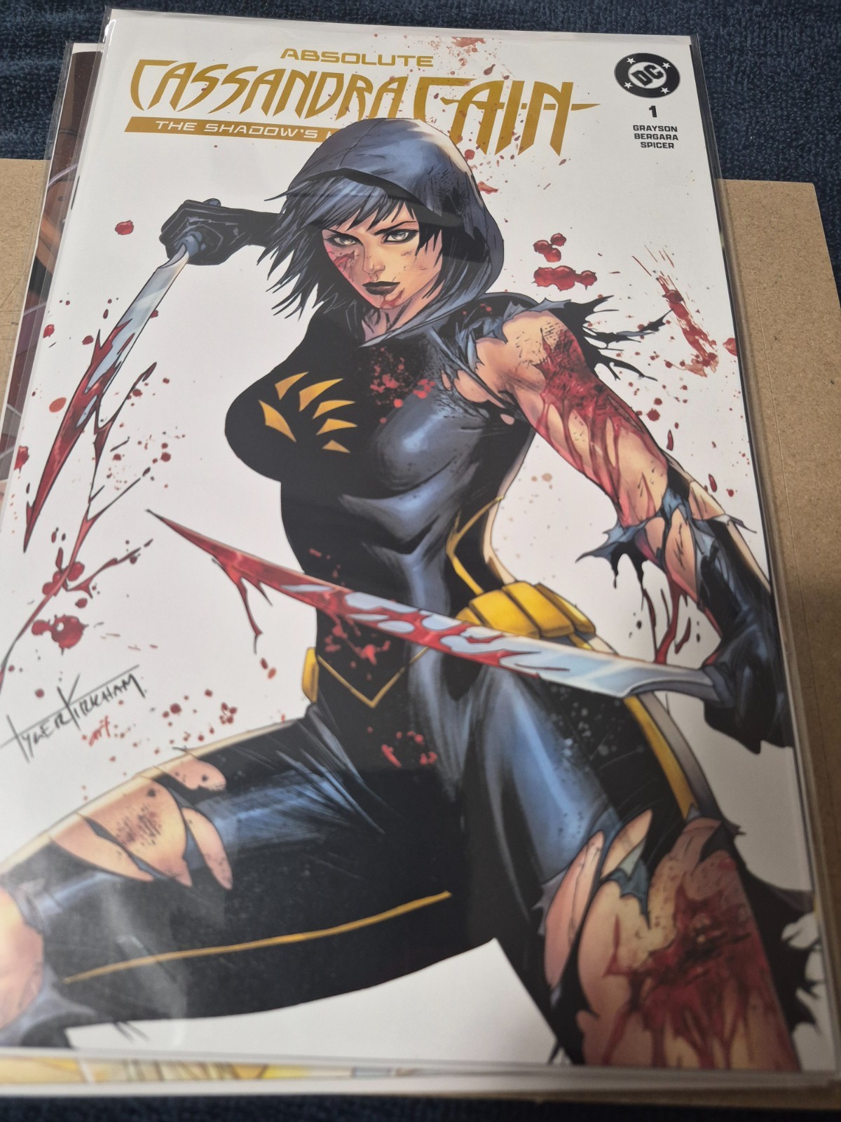 ABlbsolute Cassandra Cain 1 Tyler Kirkham Batman $10 SPEDIZIONE COMBINATA PIATTA
