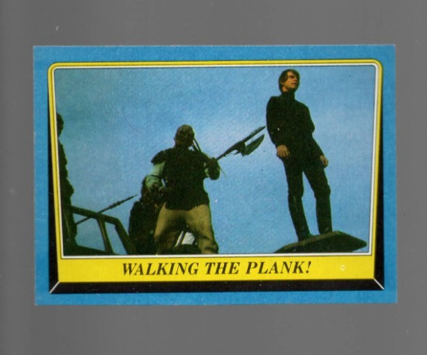1983 Topps Star Wars: Return of the Jedi Walking the Plank! #169 Near Mint