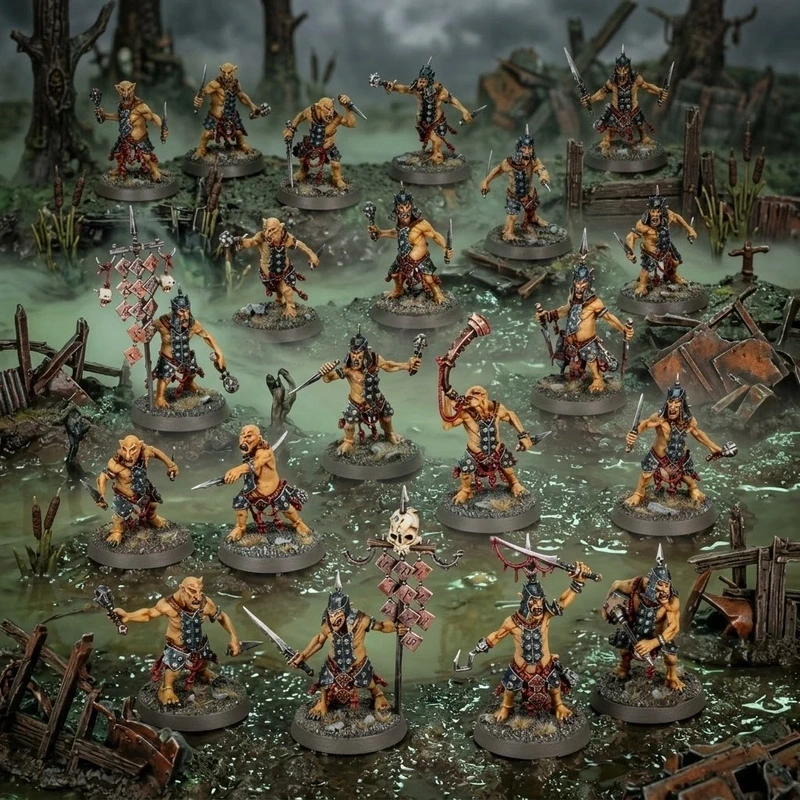 Warhammer Age of Sigmar Kruleboyz 20 Hobgrot Slittaz