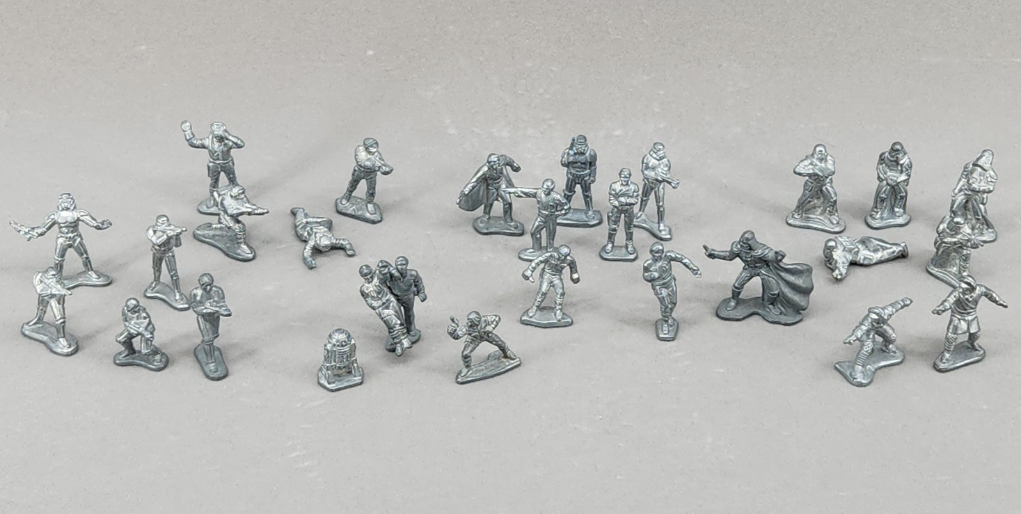 Kenner Vintage Star Wars Micro Collezione Non Verniciato Overstock Lotto di 28 Figurine