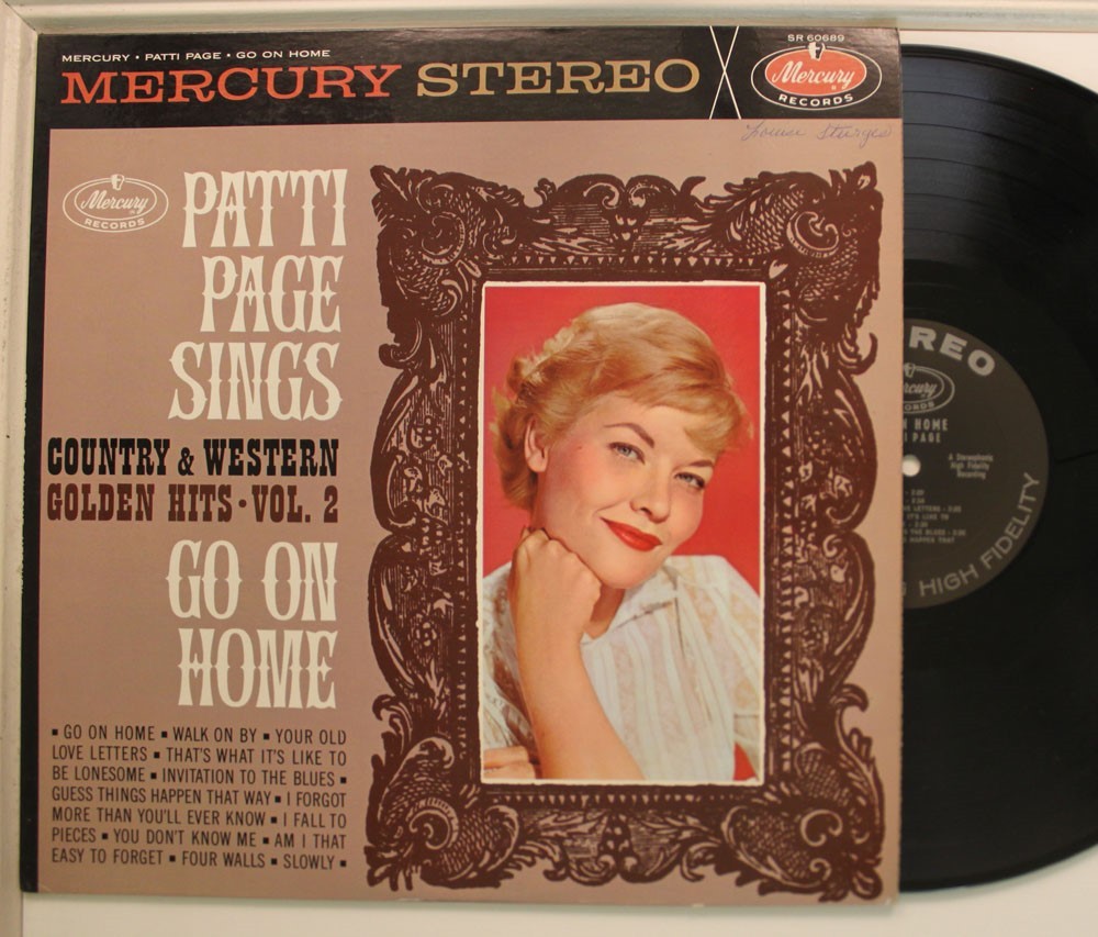 Patti Page LP Canta Country E Western Golden Hits Vol. 2 Su Mercury - VG++/ VG+