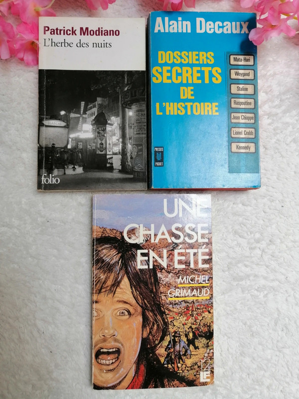 Lot de 3 livres