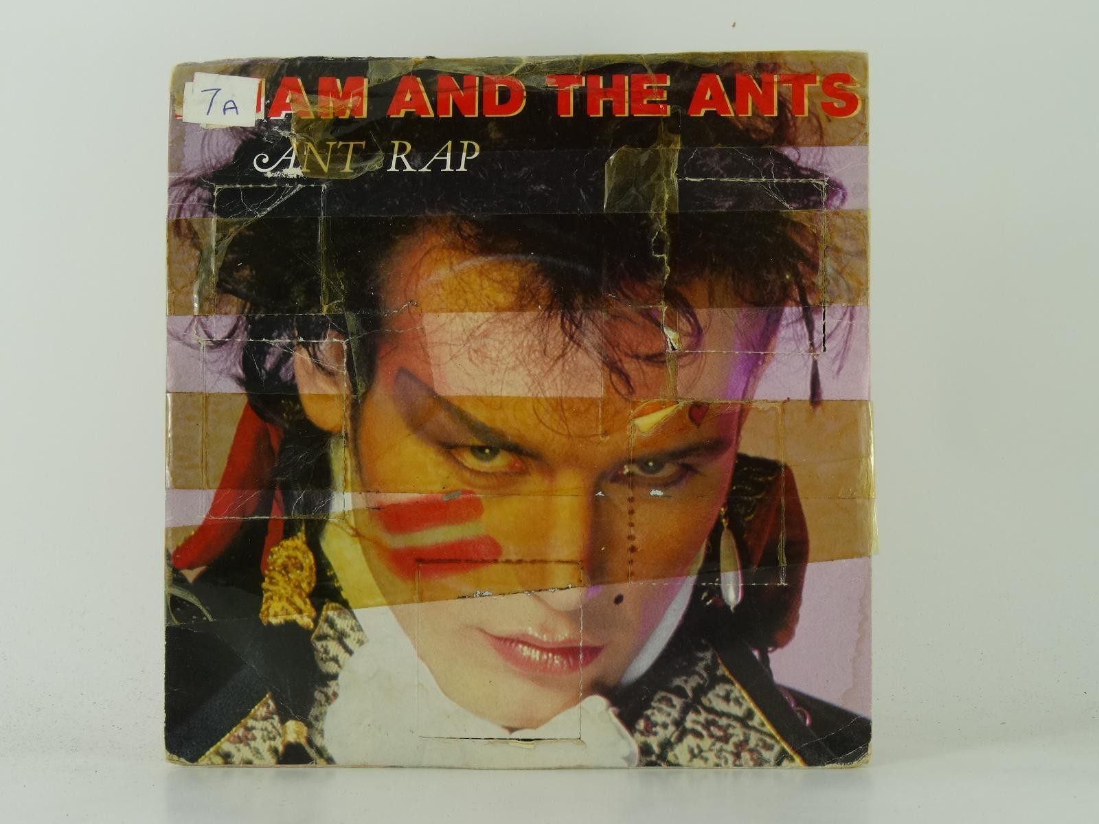 ADAM AND THE ANTS ANT RAP (45) 2 Track 7" Single plus Picture Sleeve CBS RECORDS