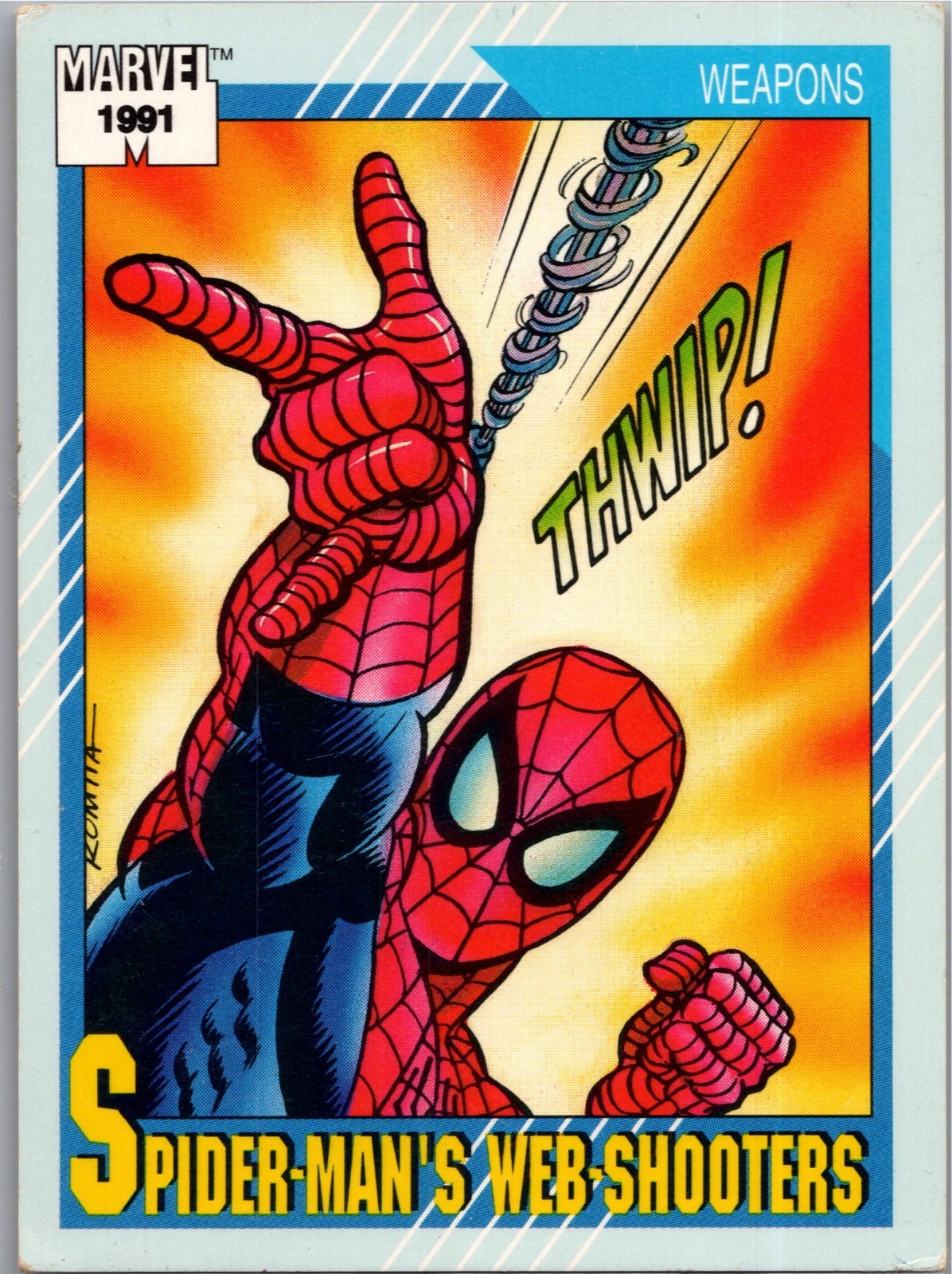 Spider-Man's Web-Shooters - 1991 Impel Marvel Universe Serie II #131