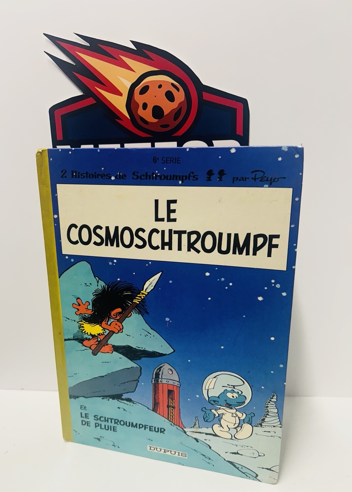 Dupuis Le Cosmoschtroumpf fumetto francese copertina rigida Peyo vintage anni 70 Puffi