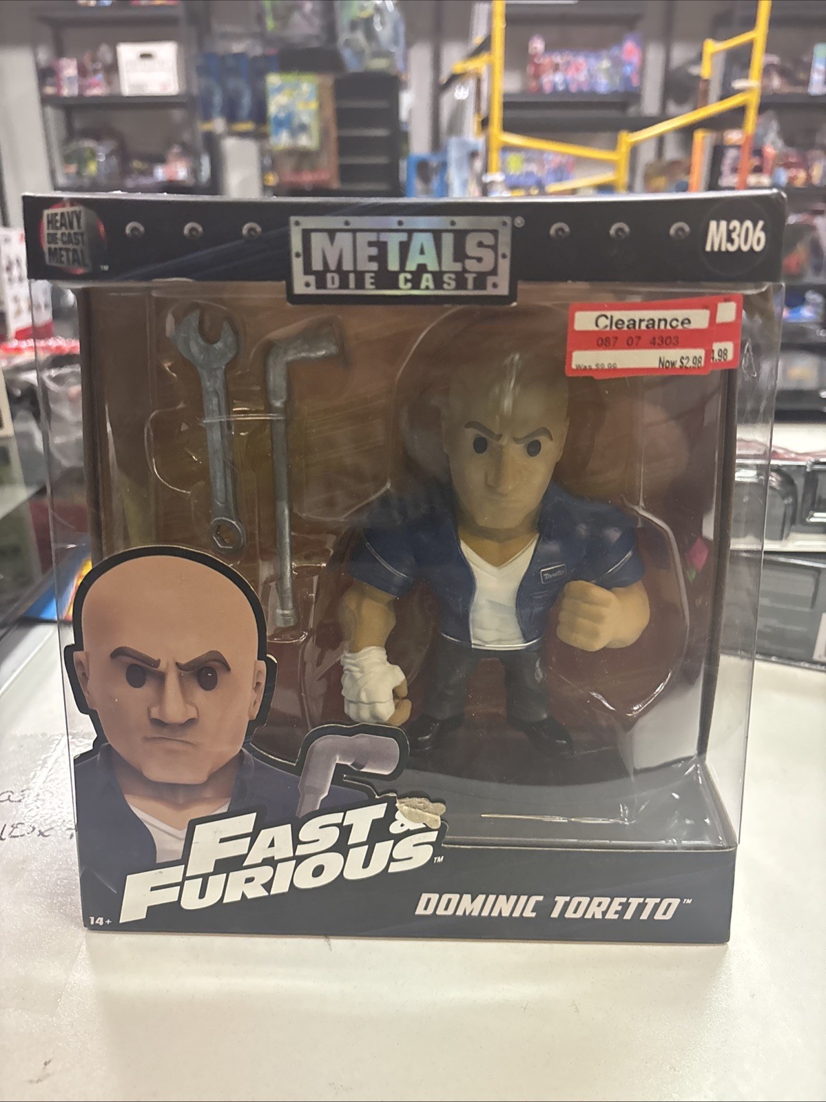 Dominic Toretto 6” Metals Die Cast Figure Fast & Furious Jada Toys 2017 New