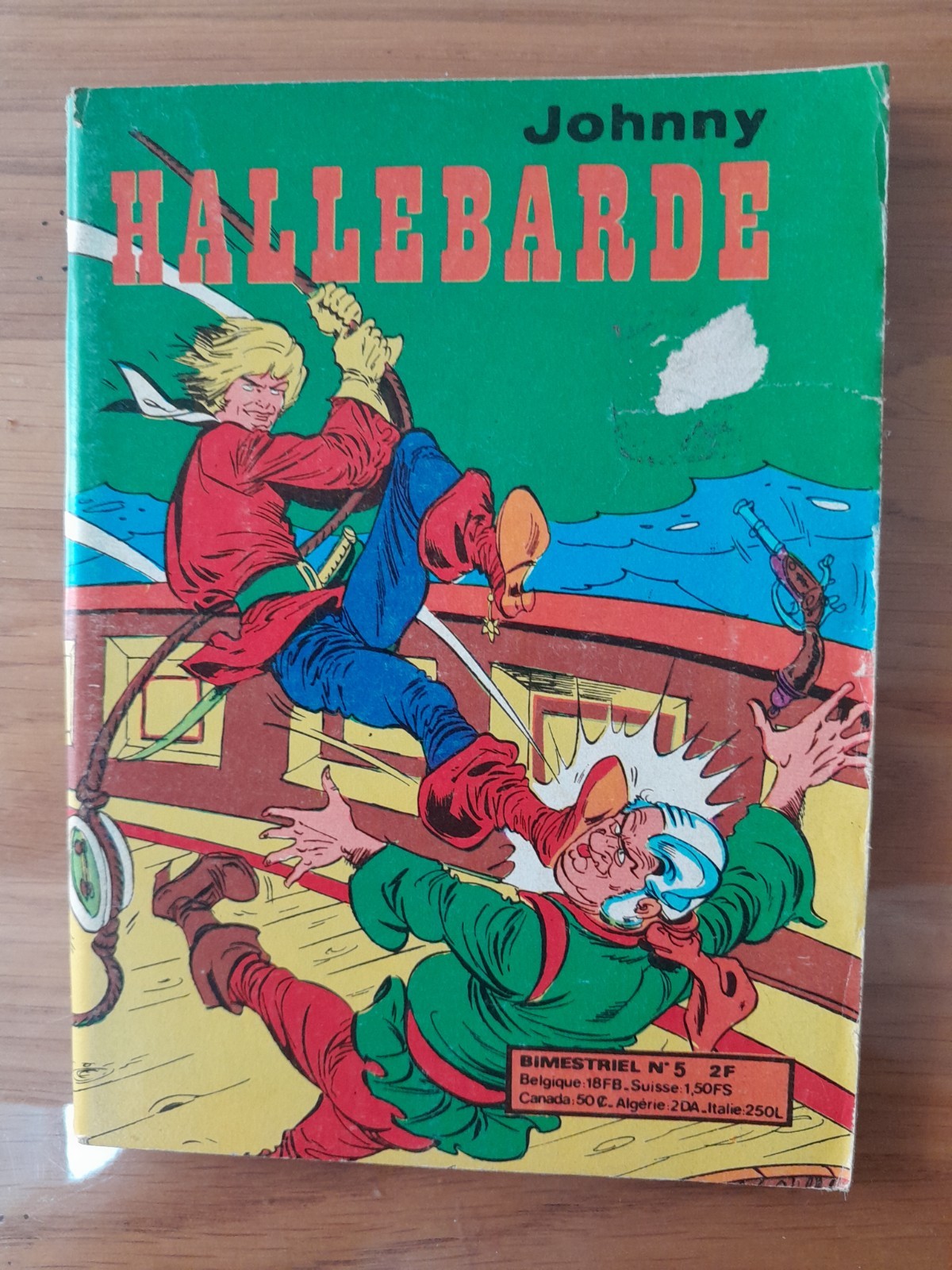 JOHNNY HALLEBARDE     N°05    ED.OCCIDENT     1976    BE