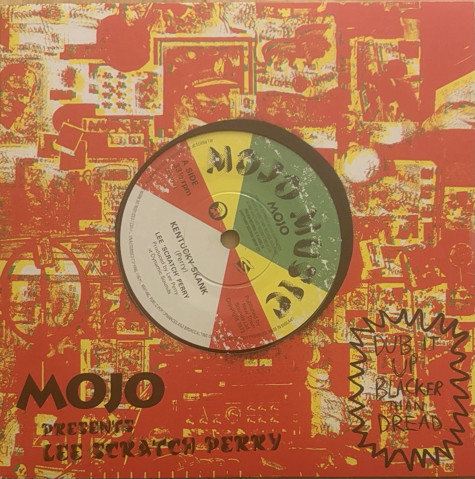 Brand New Lee Scratch Perry Kentucky Shank 1973 Recording 7” Vinyl 2003 Mojo