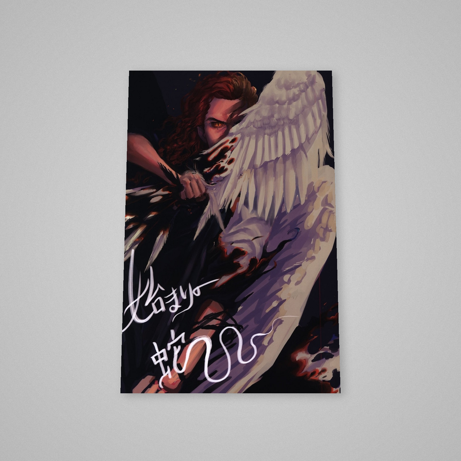 Good Omens doujinshi BL drama 40p Minamino 14Y+ GIAPPONE