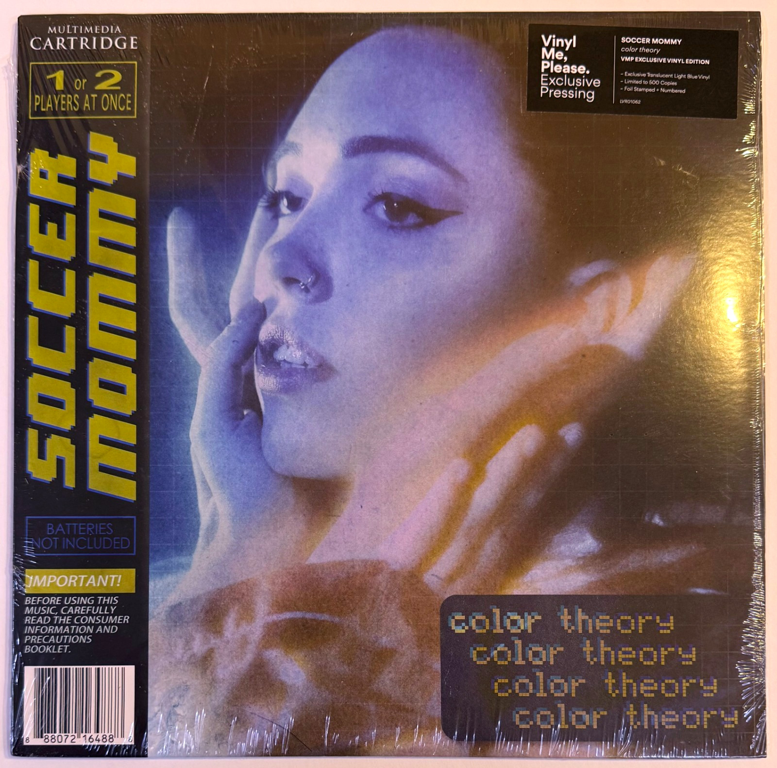 SOCCER MOMMY Color Theory VINYL ME, PLEASE EDITION ON CLEAR-BLUE WAX Sealed VMP