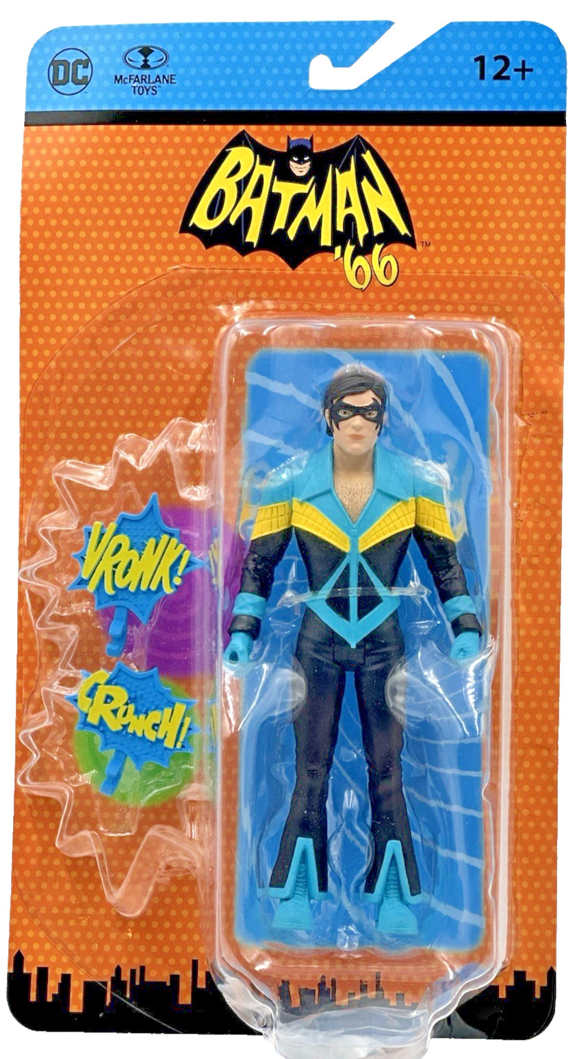 DC Nightwing Comic McFarlane Toys DC Retro Wave 10 Batman 1966 Modellino Nuovo
