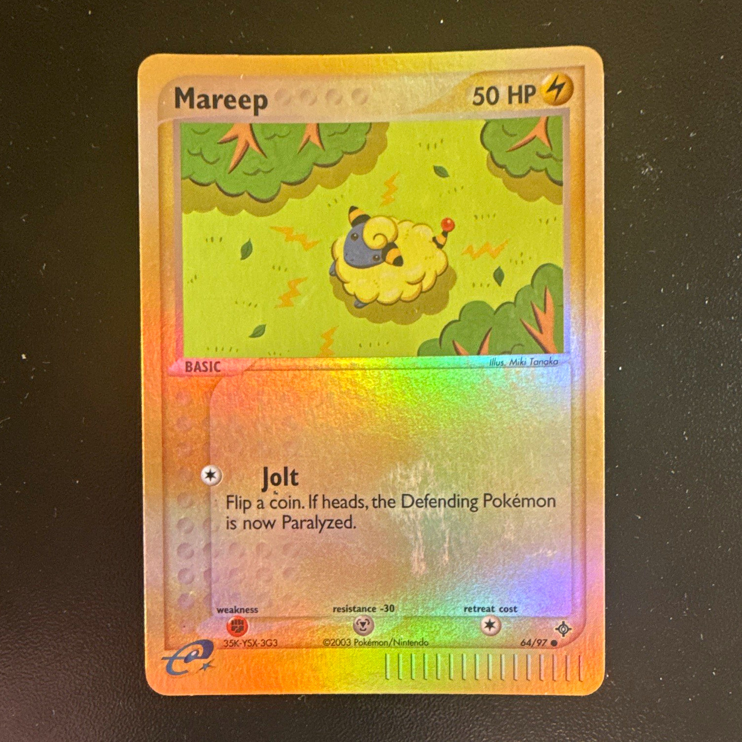The Pokémon Company Mareep 64/97 EX Dragon English Reverse Holo 50HP
