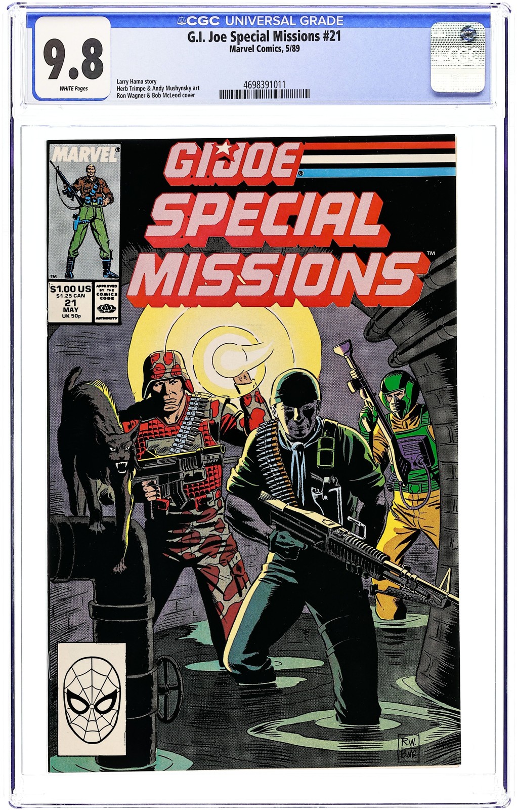 GI Joe Special Missions #21 CGC 9.8 1989 4698391011