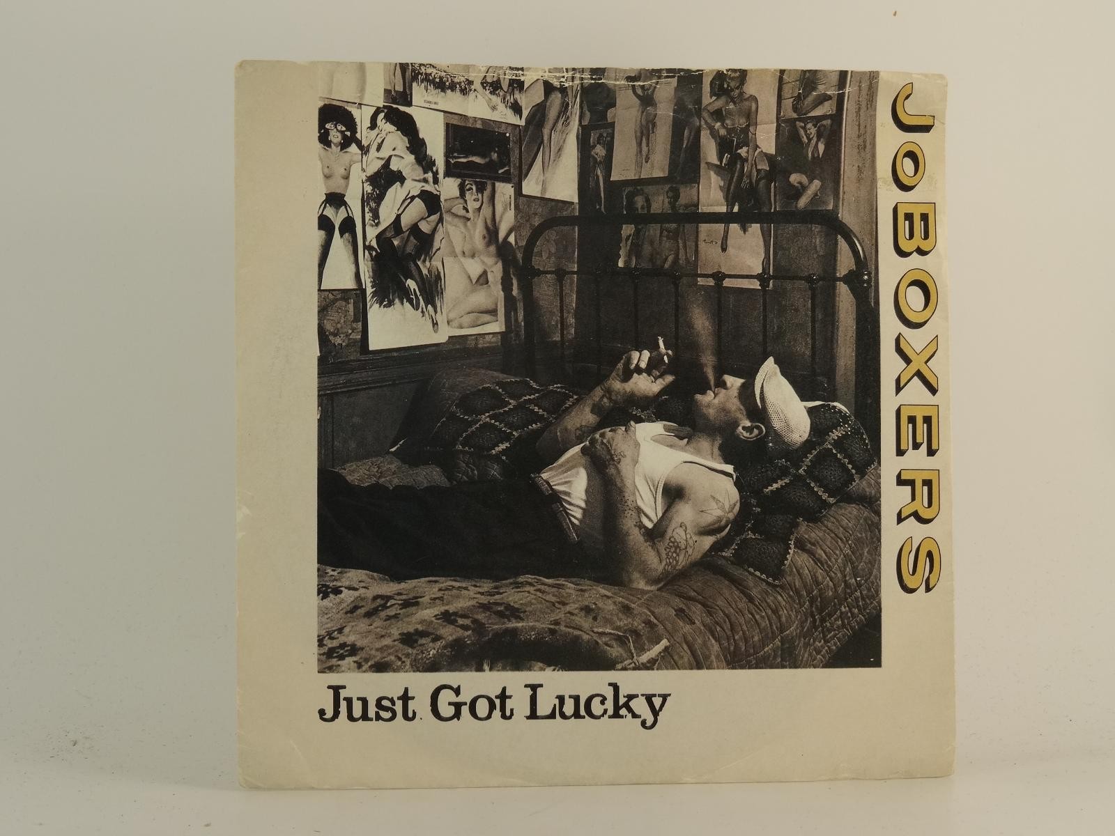JO BOXERS JUST GOT LUCKY (86) 2 Track 7" Single including Picture Sleeve RCA REC