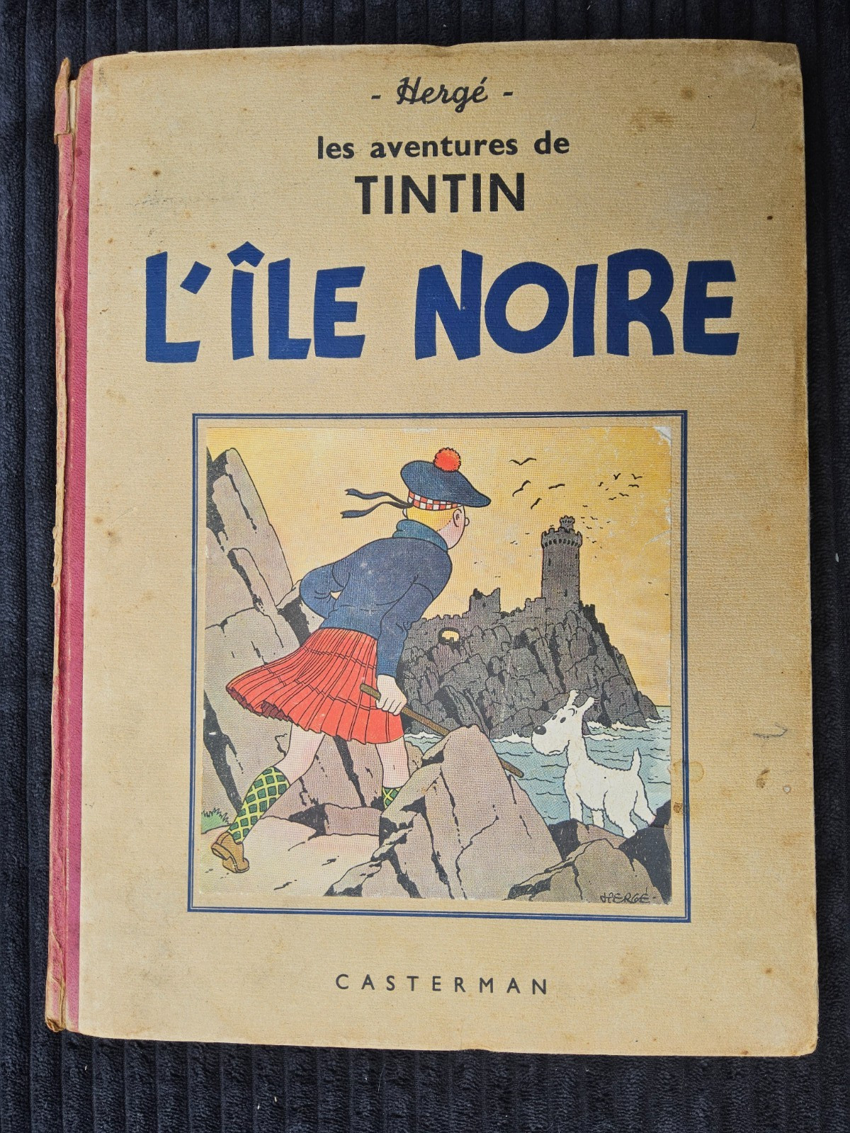 Tintin - L’ile noire - Noir et Blanc - Edition  A17 bis de 1942 - TBE