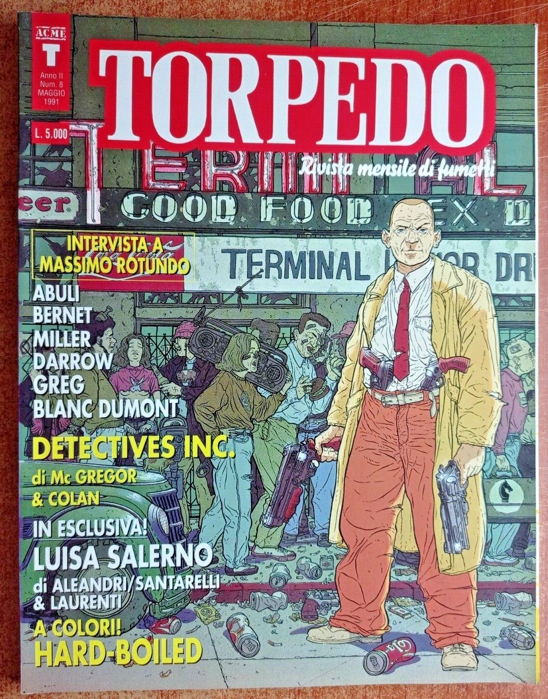 TORPEDO ,FUMETTO MENSILE N.8 DEGLI ANNI 90 -RIF.N.8812-NEW/PERFECT