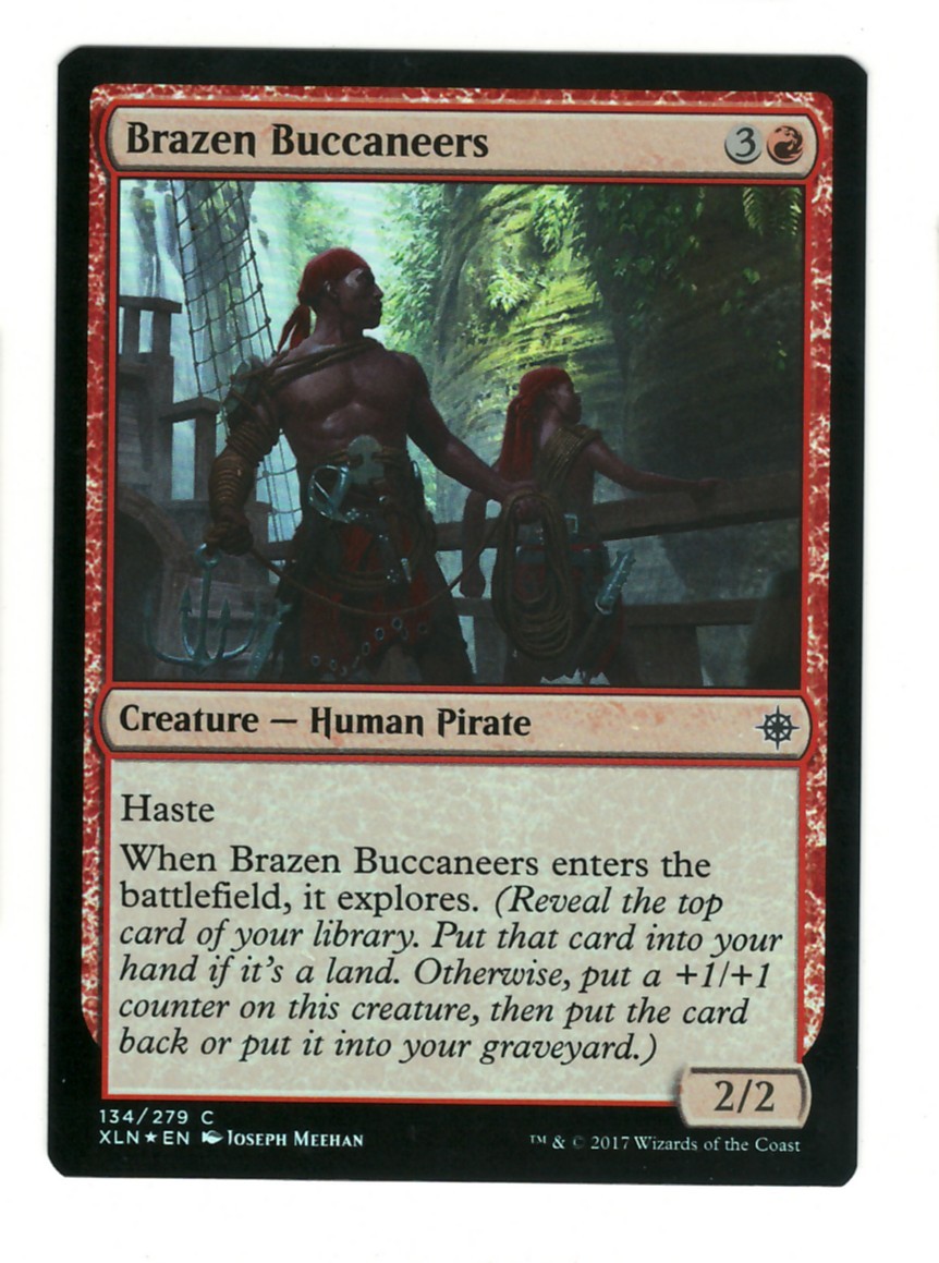 Brazen Buccaneers 134 Common Ixalan Magic: The Gathering Foil Near Mint