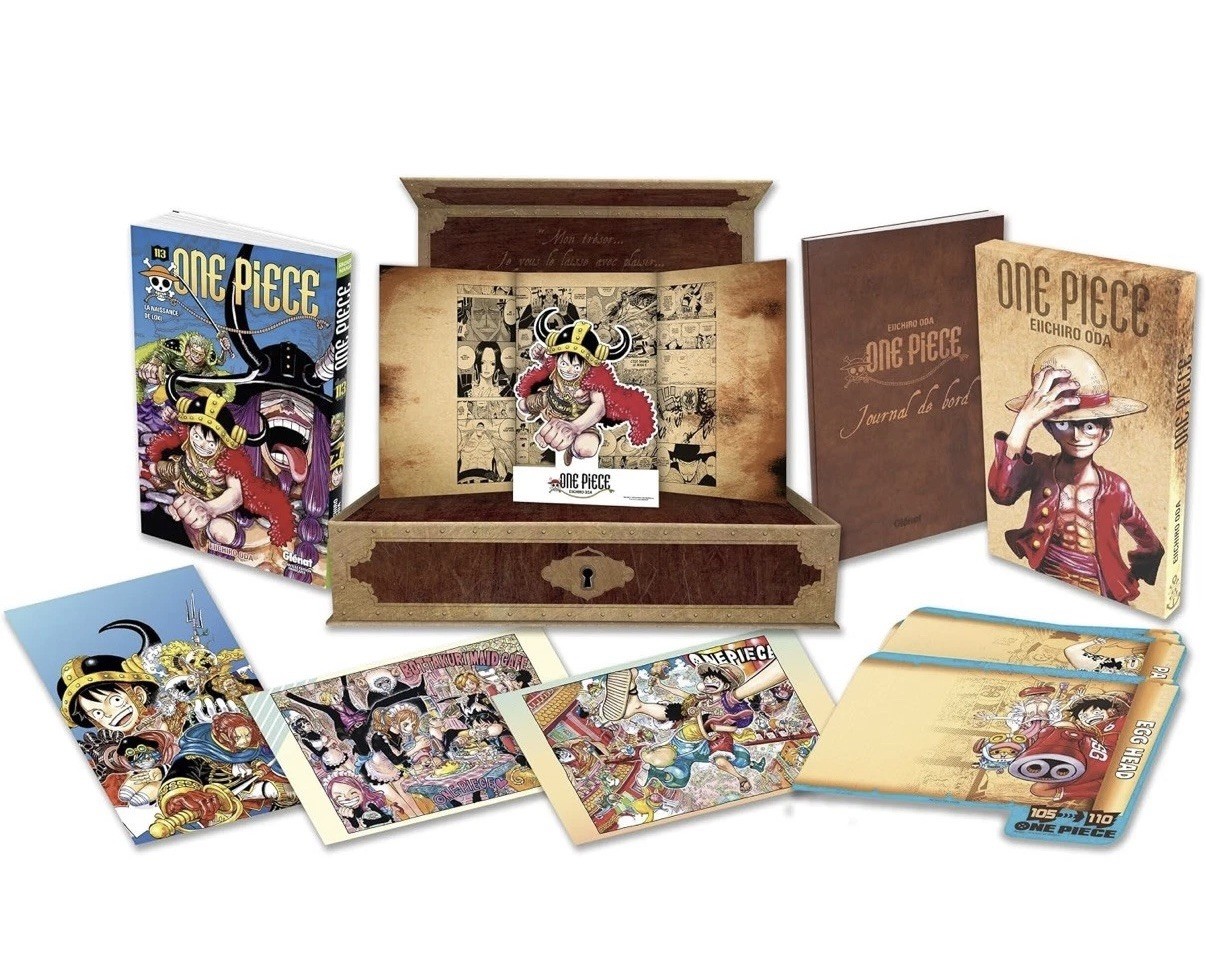One Piece Tome 113 Collector Coffre au Trésor manga FR - édition originale