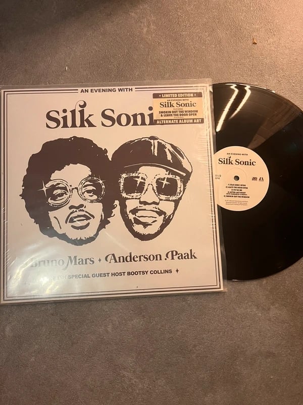 33 tours Bruno Mars & Anderson Paak Silk sonic