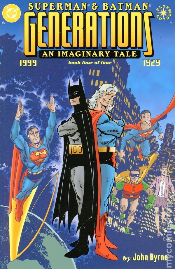 Superman e Batman Generazioni I #4 quasi nuovo 9.4 1999 immagine stock