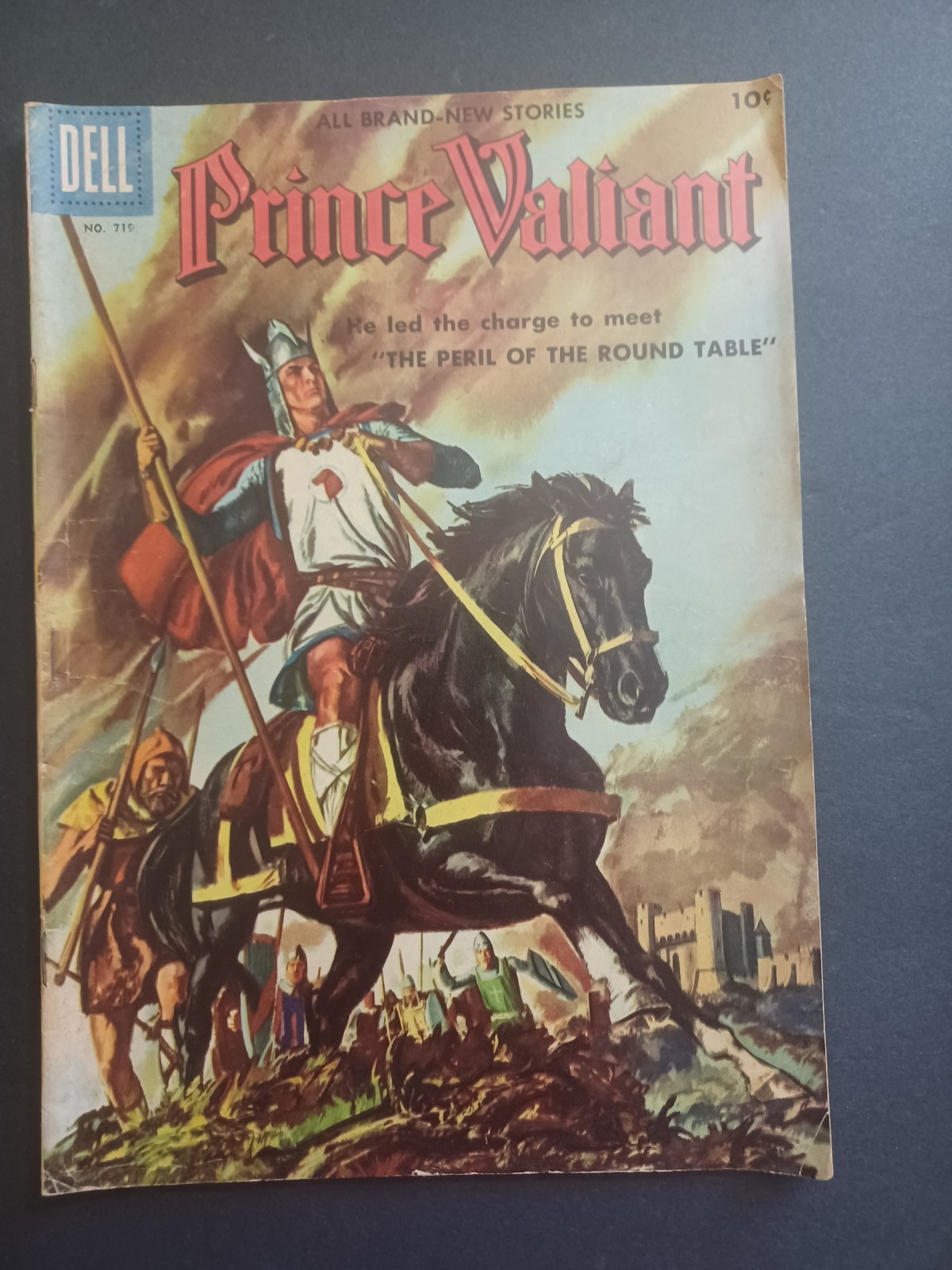 Four Color Comics #715 Prince Valiant - Dell - 1956 - VG+