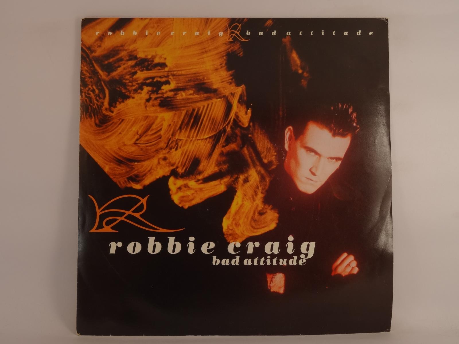 ROBBIE CRAIG BAD ATTITUDE (82) 3 Track 12" Single plus Picture Sleeve POLYDOR