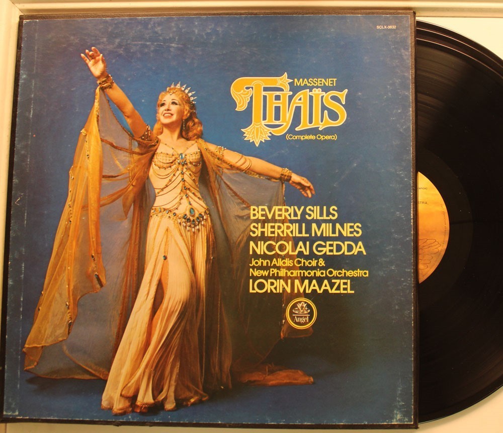 Beverly Sills, Sherrill Milnes, Nicolai Gedda, Lorin Maazel 3Lp Massenet: Thais