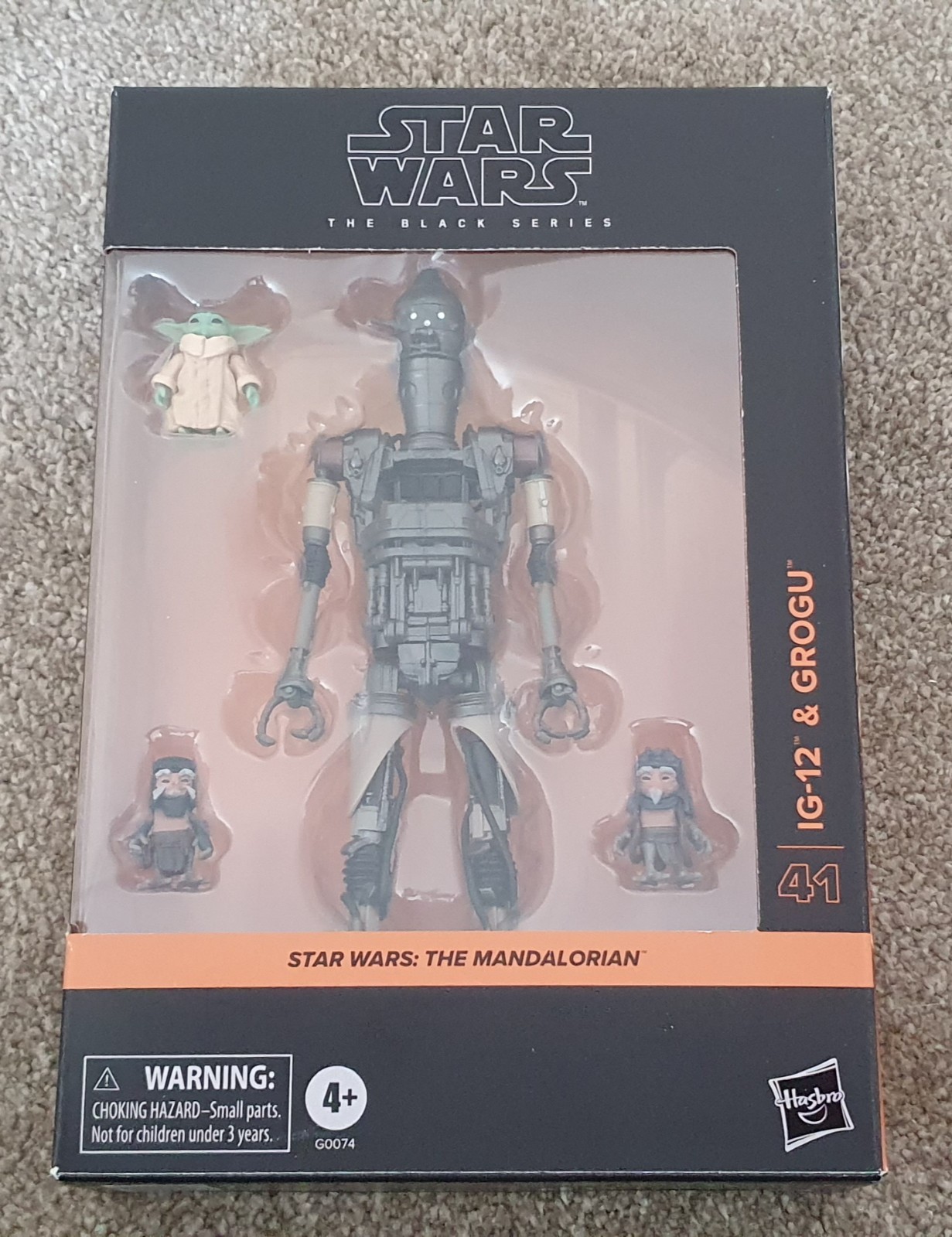 Star Wars The Black Series IG-12 & Grogu set action figure 6" pollici Hasbro Deluxe
