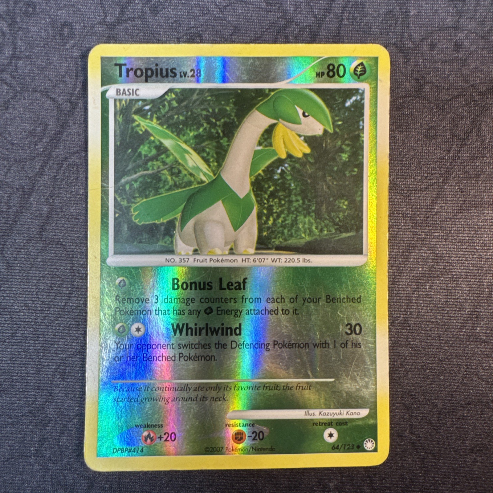 Tropius 64/123 Tesori Misteriosi Reverse Holo Pokemon