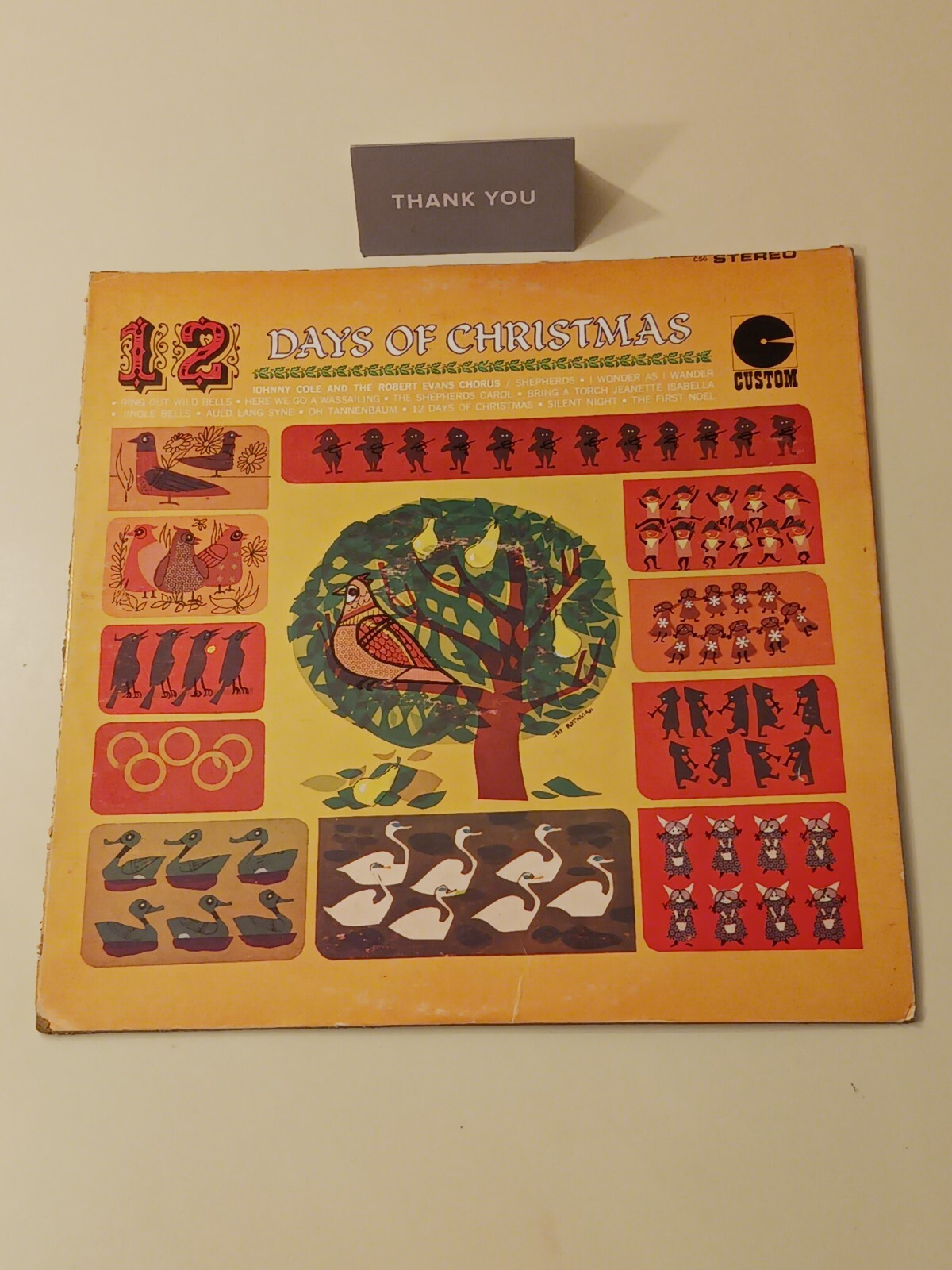 Johnny Cole/Robert Evans-12 Days Of Christmas 1959 CS-6 Vinyl 12'' Vintage