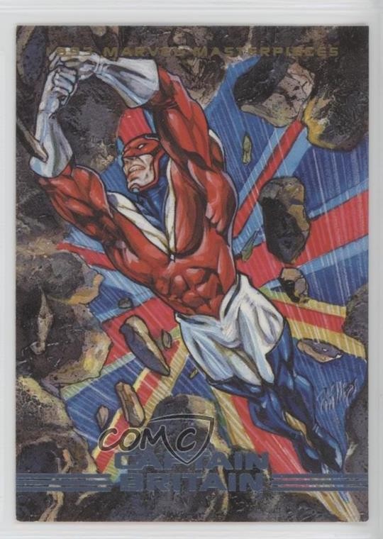 1993 SkyBox Marvel Capolavori Capitan Gran Bretagna #64 z7w