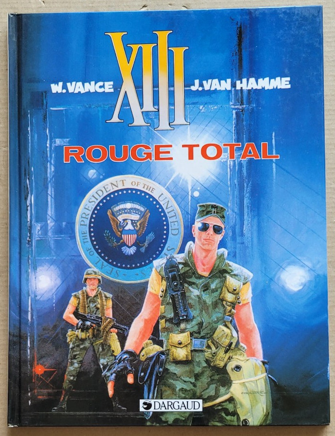 XIII T 5 Rouge Total  W VANCE & Van HAMME éd Dargaud rééd
