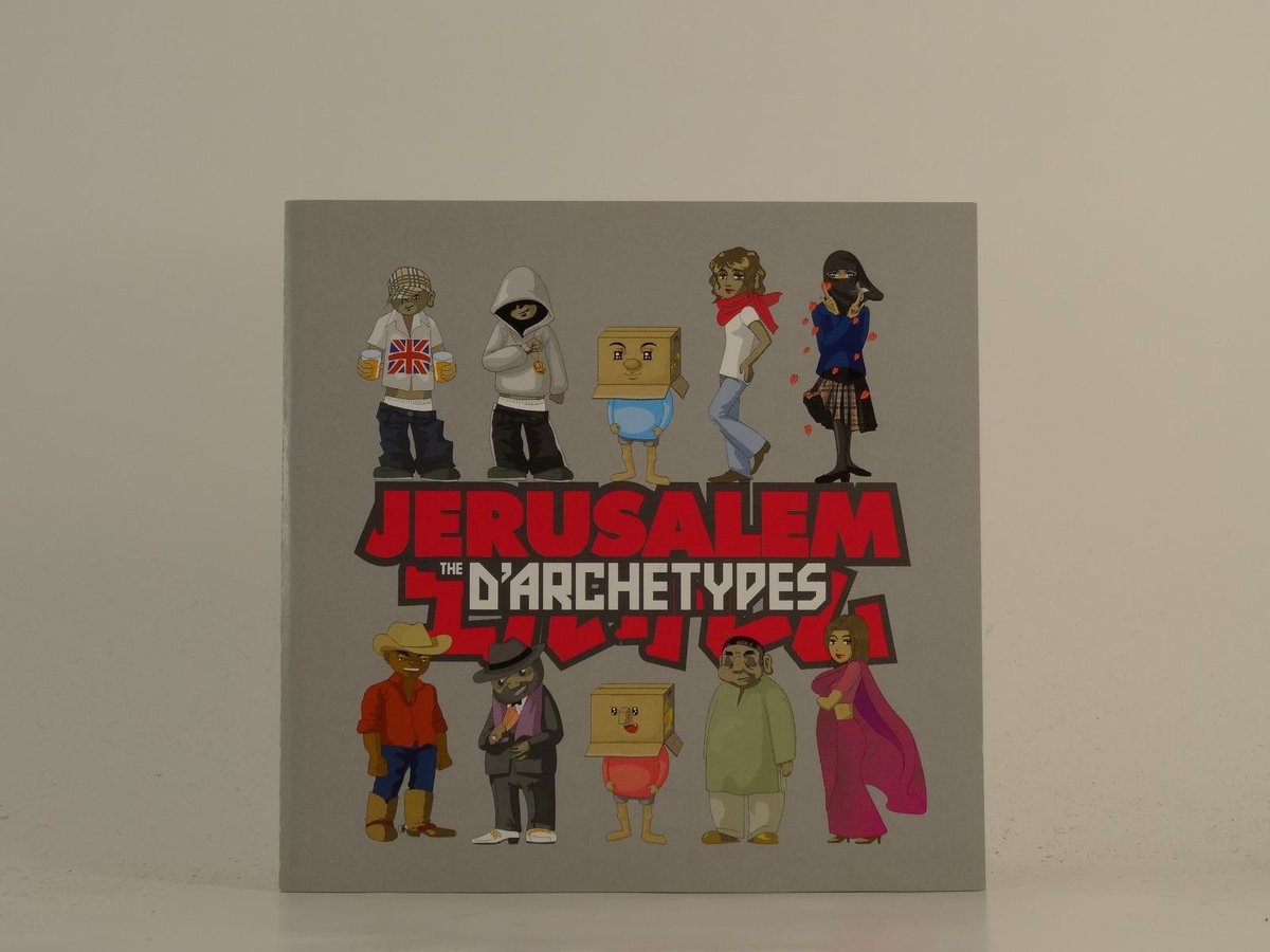 THE D'ARCHETYPES JERUSALEM (H1) 4 Track Promo CD Single including Picture Sleeve