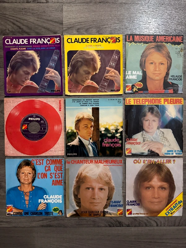 Vinyles 45T Claude François