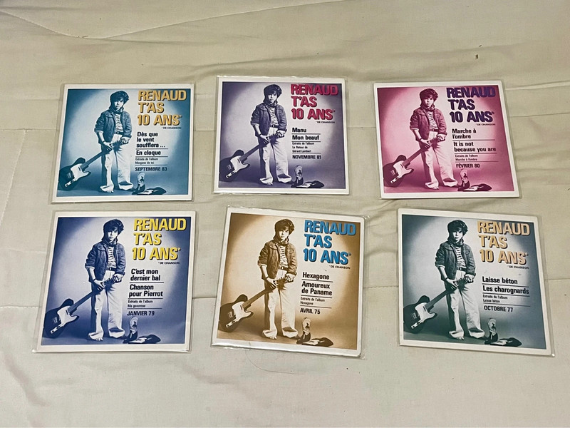 Lot Renaud t as 10 ans. Promo