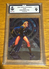Topps 1996 Star Wars SOTE Guri Embossed Foil MGC Graded 9 NM Trading Card #079