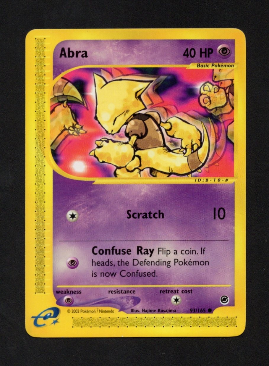 Abra #93/165 Pokemon Expedition 2002 NM/M